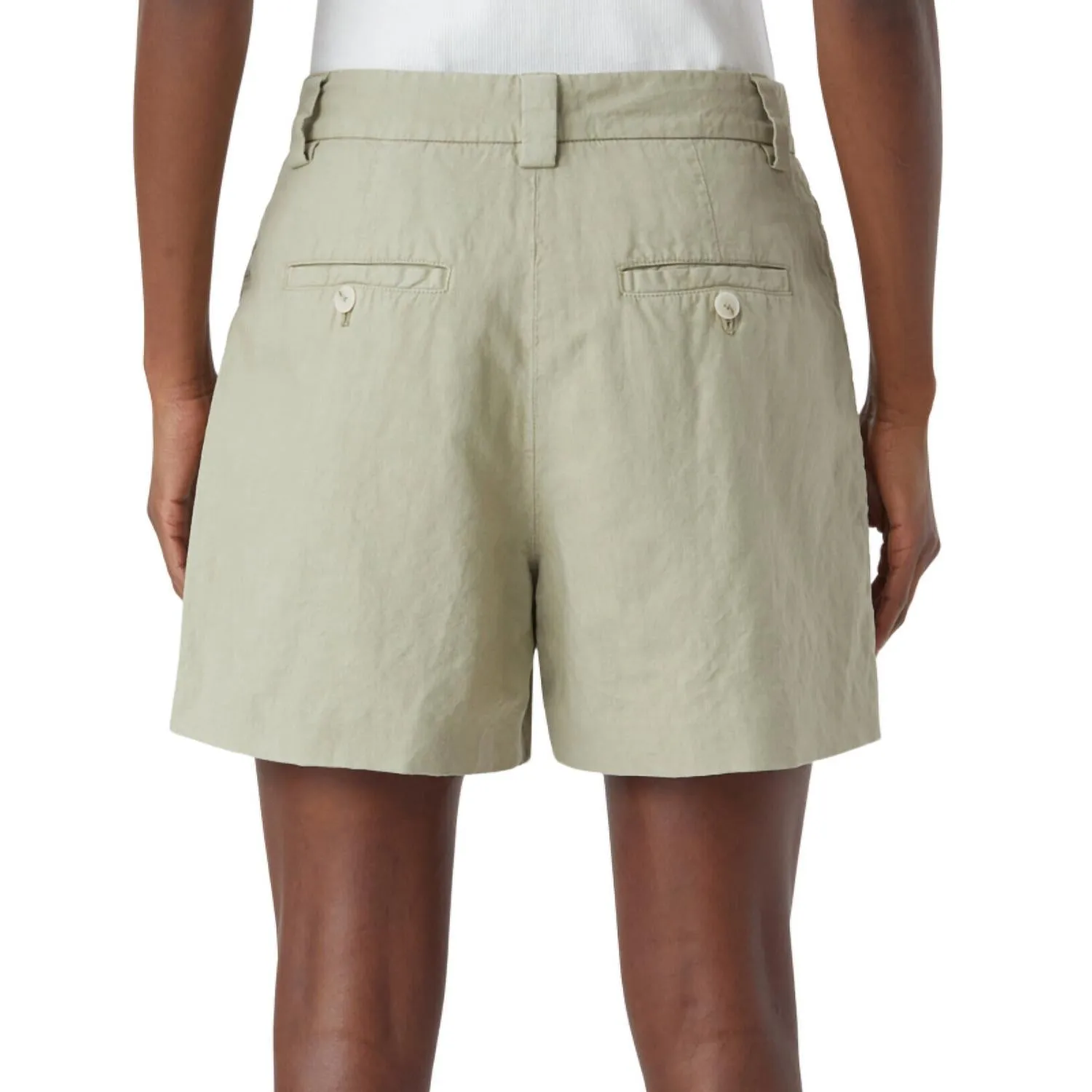 Idabel Shorts In Light Moss Green