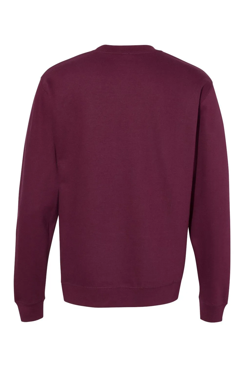 Independent Trading Company Mens Crewneck Sweatshirt - Maroon