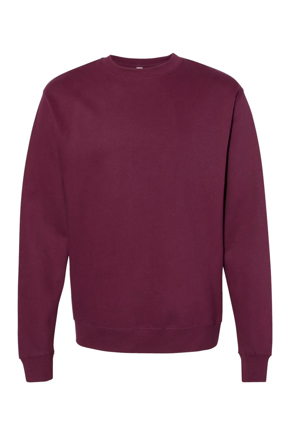 Independent Trading Company Mens Crewneck Sweatshirt - Maroon