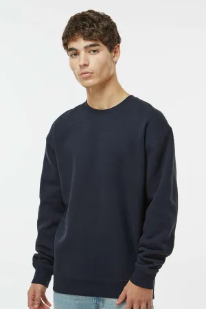 Independent Trading Company Mens Crewneck Sweatshirt - Navy Blue