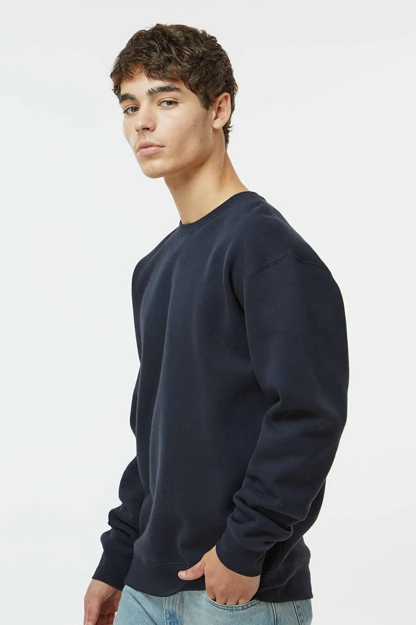 Independent Trading Company Mens Crewneck Sweatshirt - Navy Blue