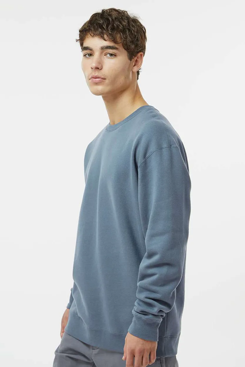 Independent Trading Company Mens Crewneck Sweatshirt - Storm Blue