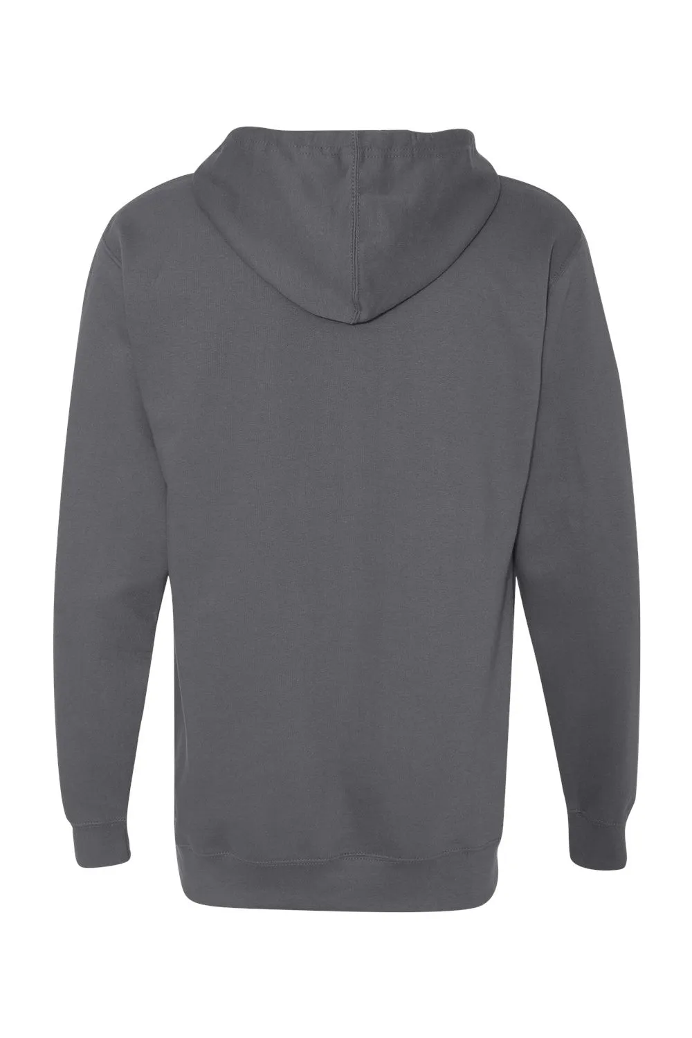 Independent Trading Company Mens Hooded Sweatshirt Hoodie w/ Pouch Pocket - Charcoal Grey