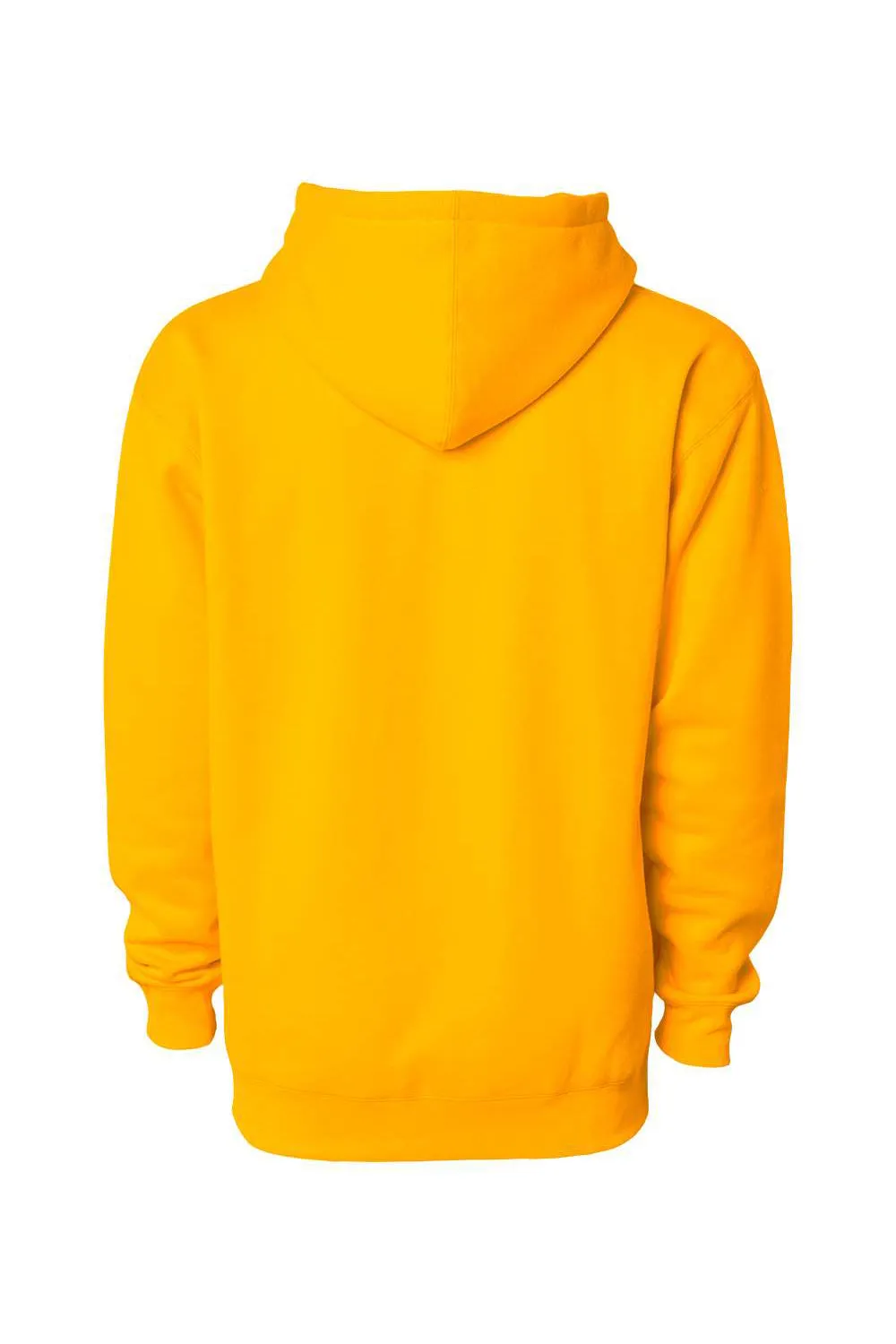 Independent Trading Company Mens Hooded Sweatshirt Hoodie w/ Pouch Pocket - Gold