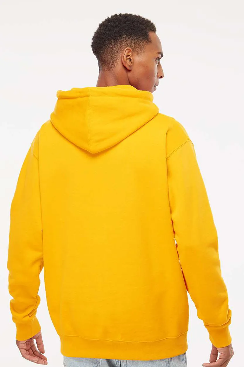 Independent Trading Company Mens Hooded Sweatshirt Hoodie w/ Pouch Pocket - Gold