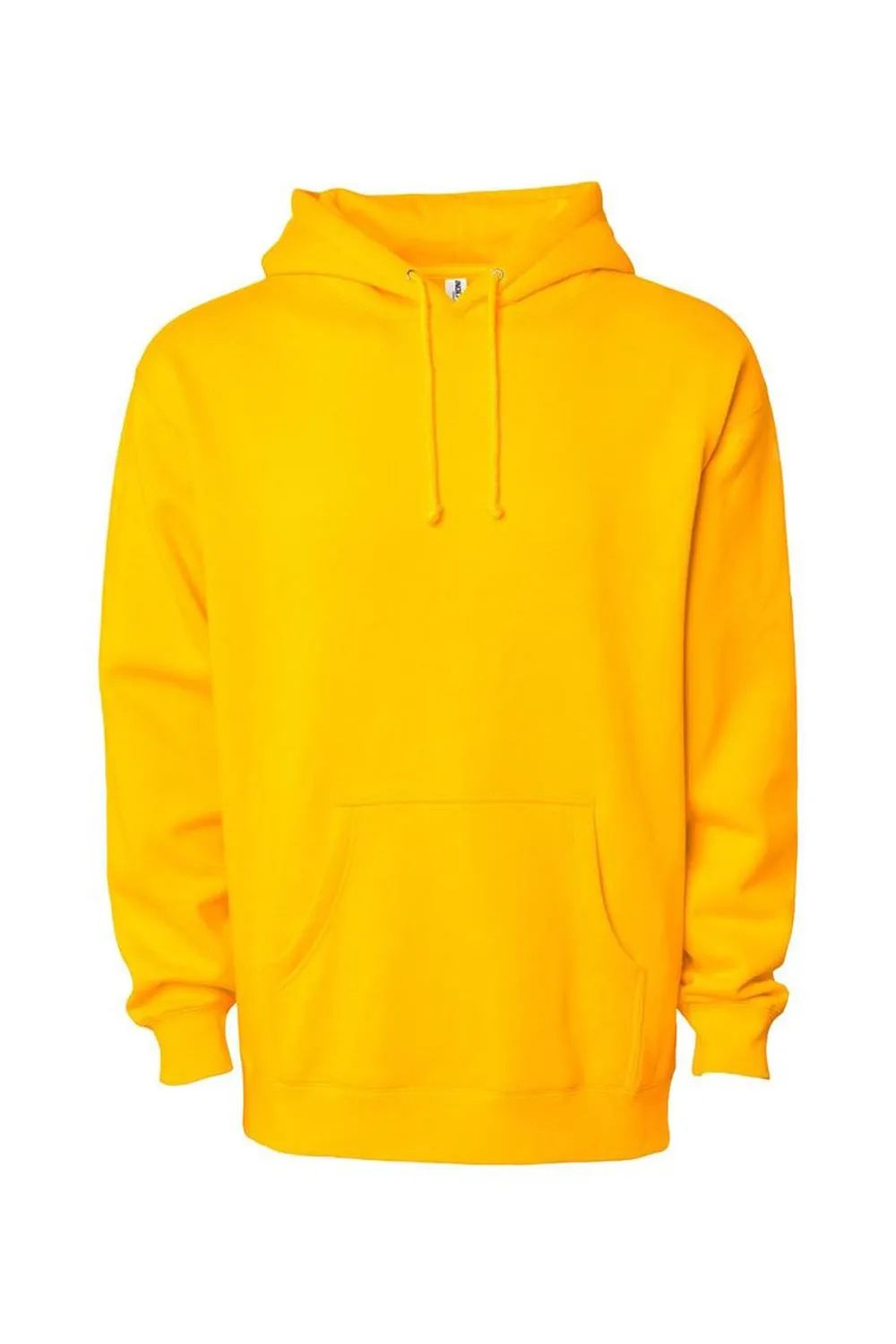 Independent Trading Company Mens Hooded Sweatshirt Hoodie w/ Pouch Pocket - Gold