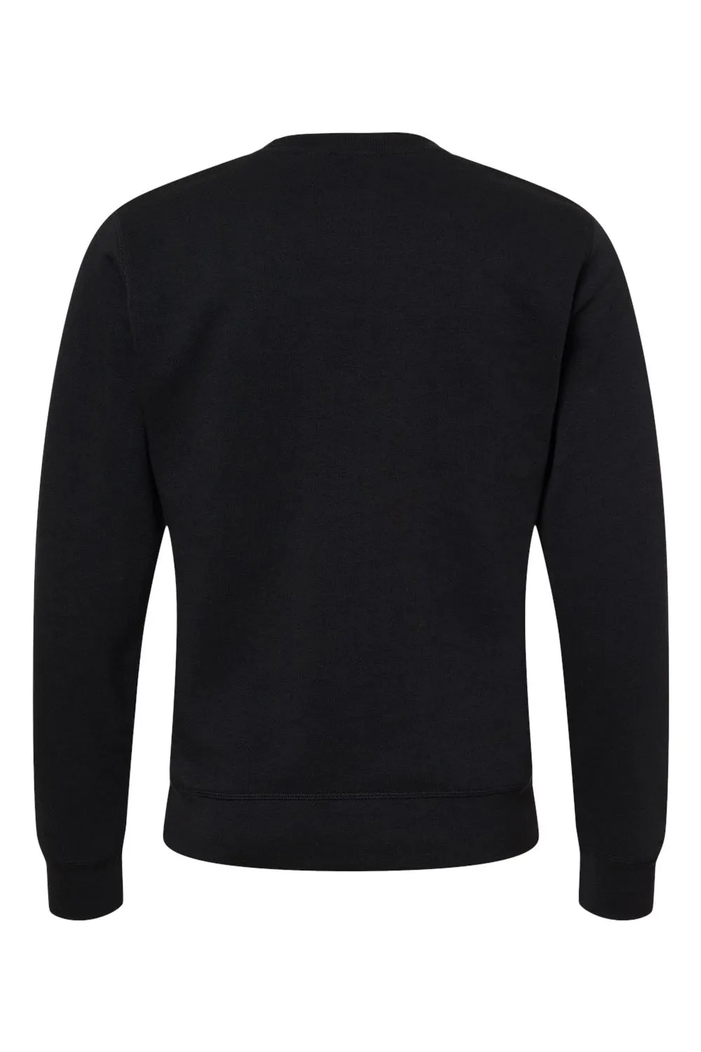 J America Mens Crewneck Sweatshirt - Solid Black