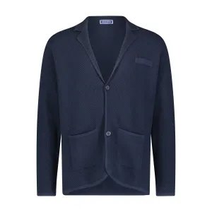 Jacquard Sweater Jacket