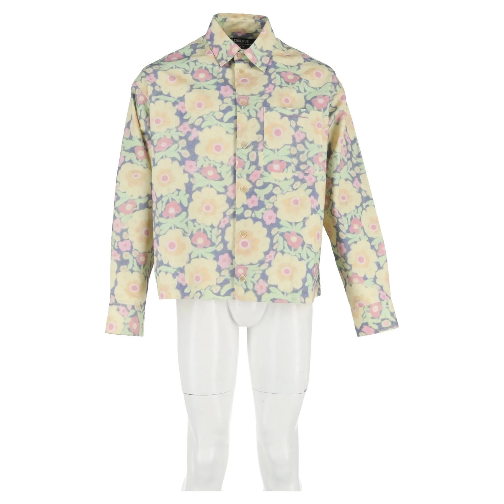 Jacquemus Papier Shirt In Floral Print Cotton