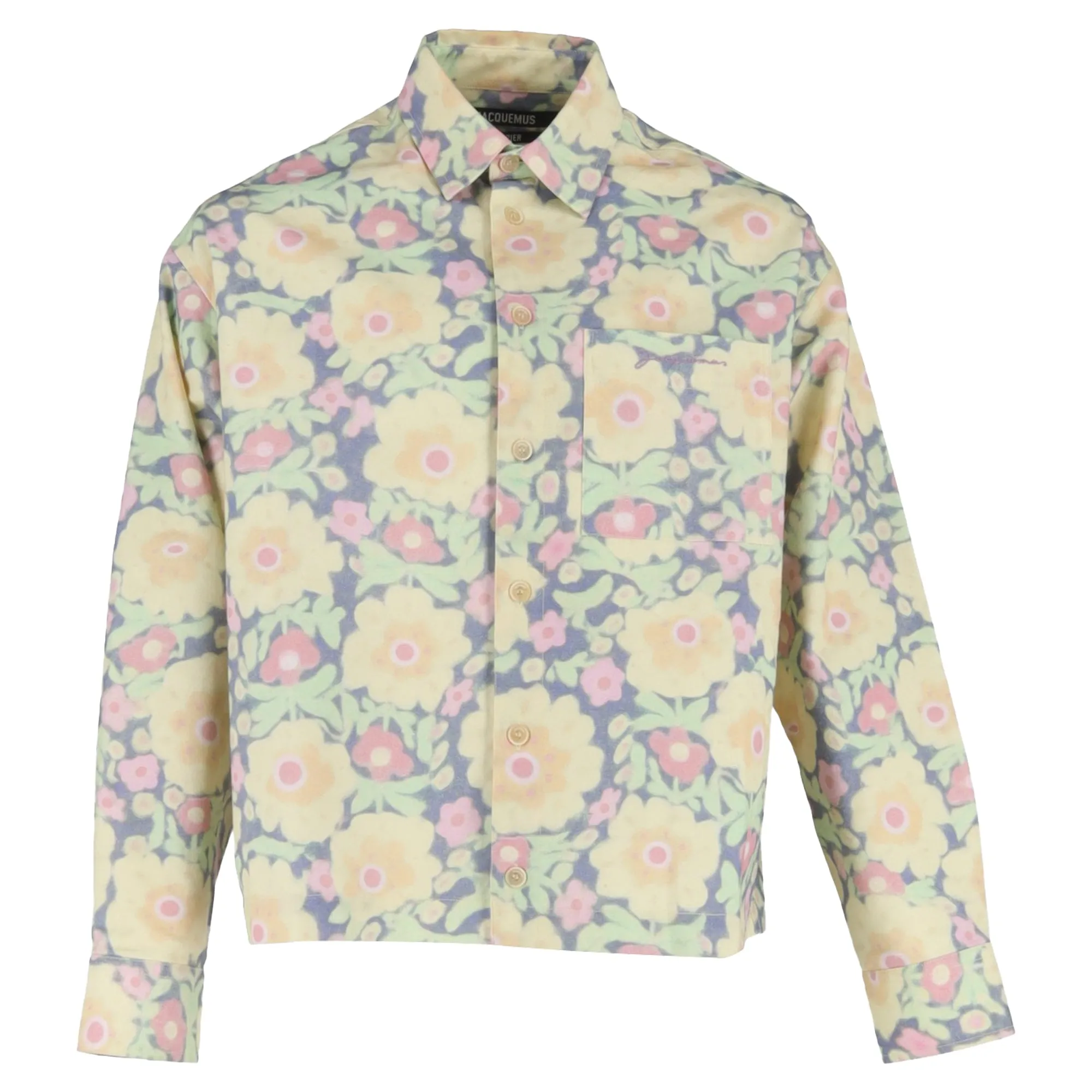 Jacquemus Papier Shirt In Floral Print Cotton