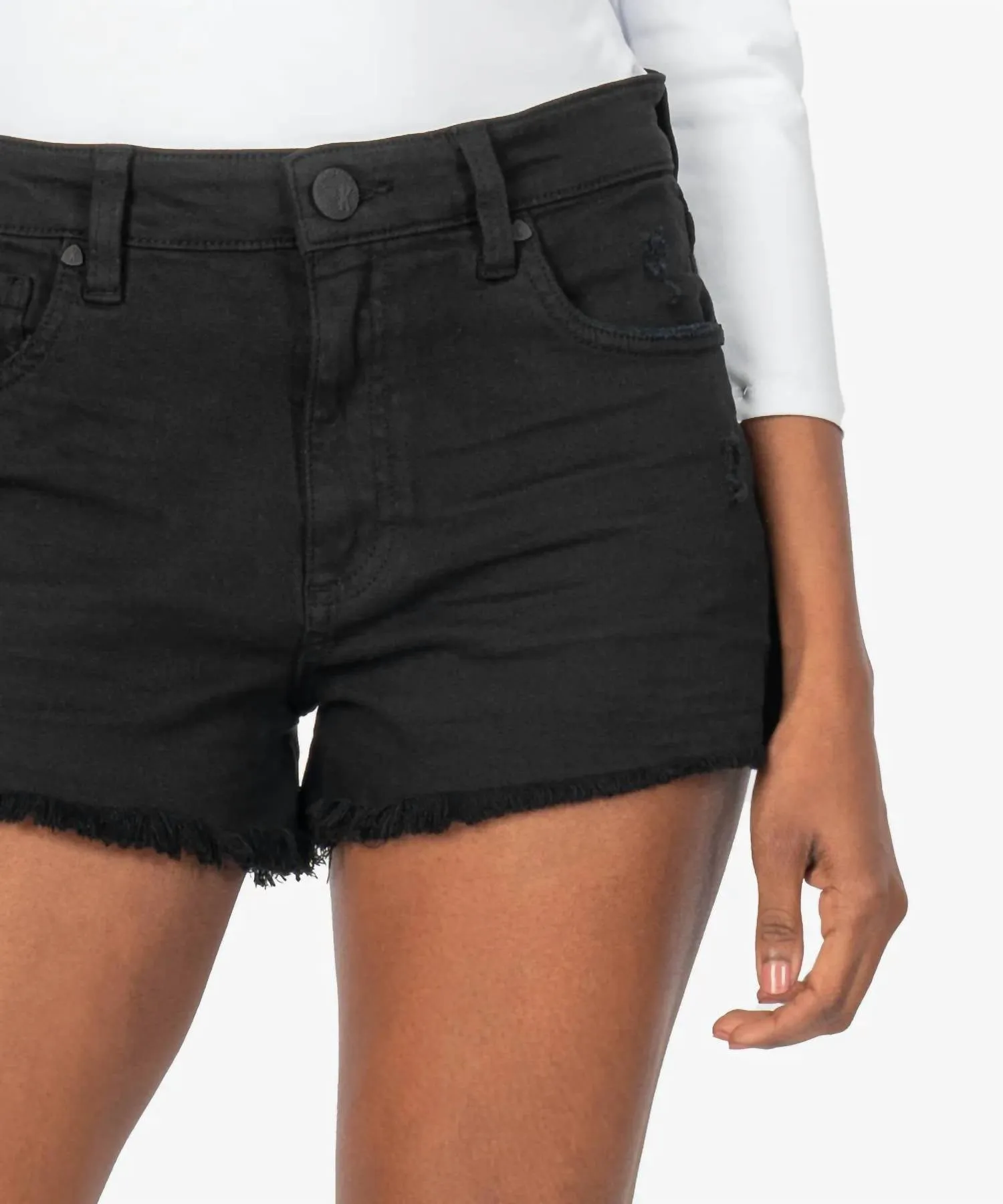 Jane High Rise Shorts In Black