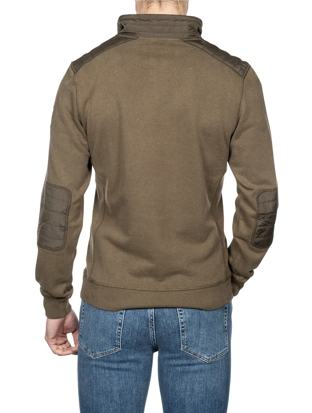 Jaxon Quarter Zip Sweater Olive