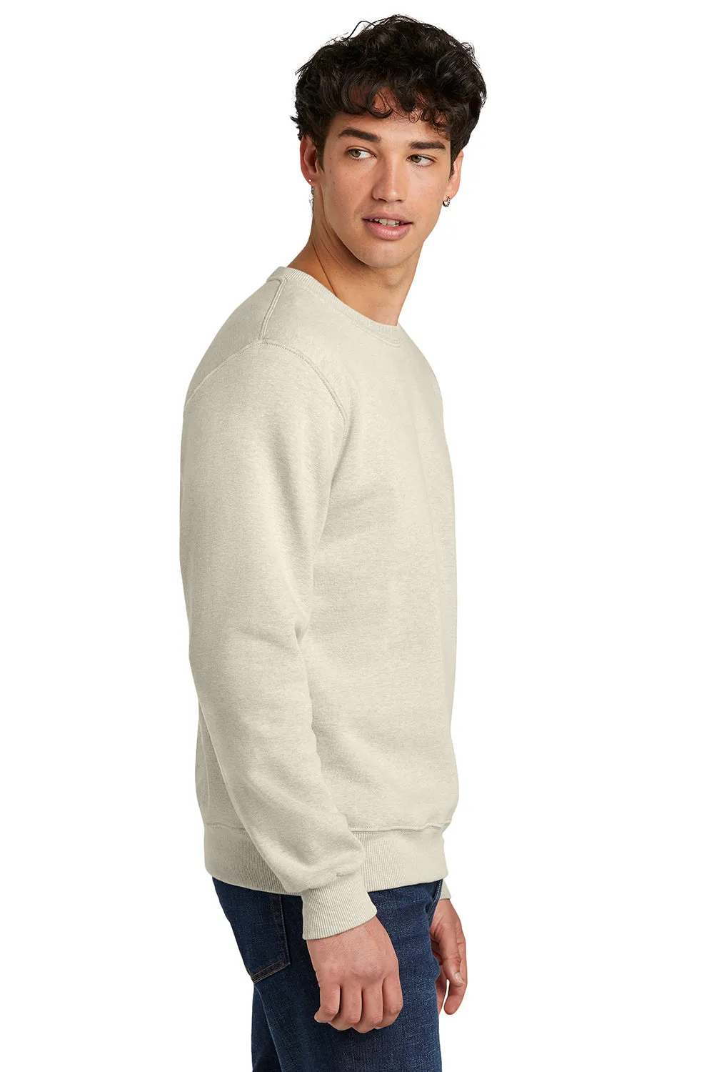 Jerzees Mens Eco Premium Moisture Wicking Crewneck Sweatshirt - Heather Sweet Cream