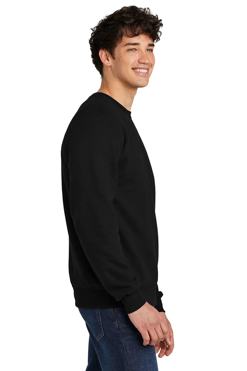 Jerzees Mens Eco Premium Moisture Wicking Crewneck Sweatshirt - Ink Black