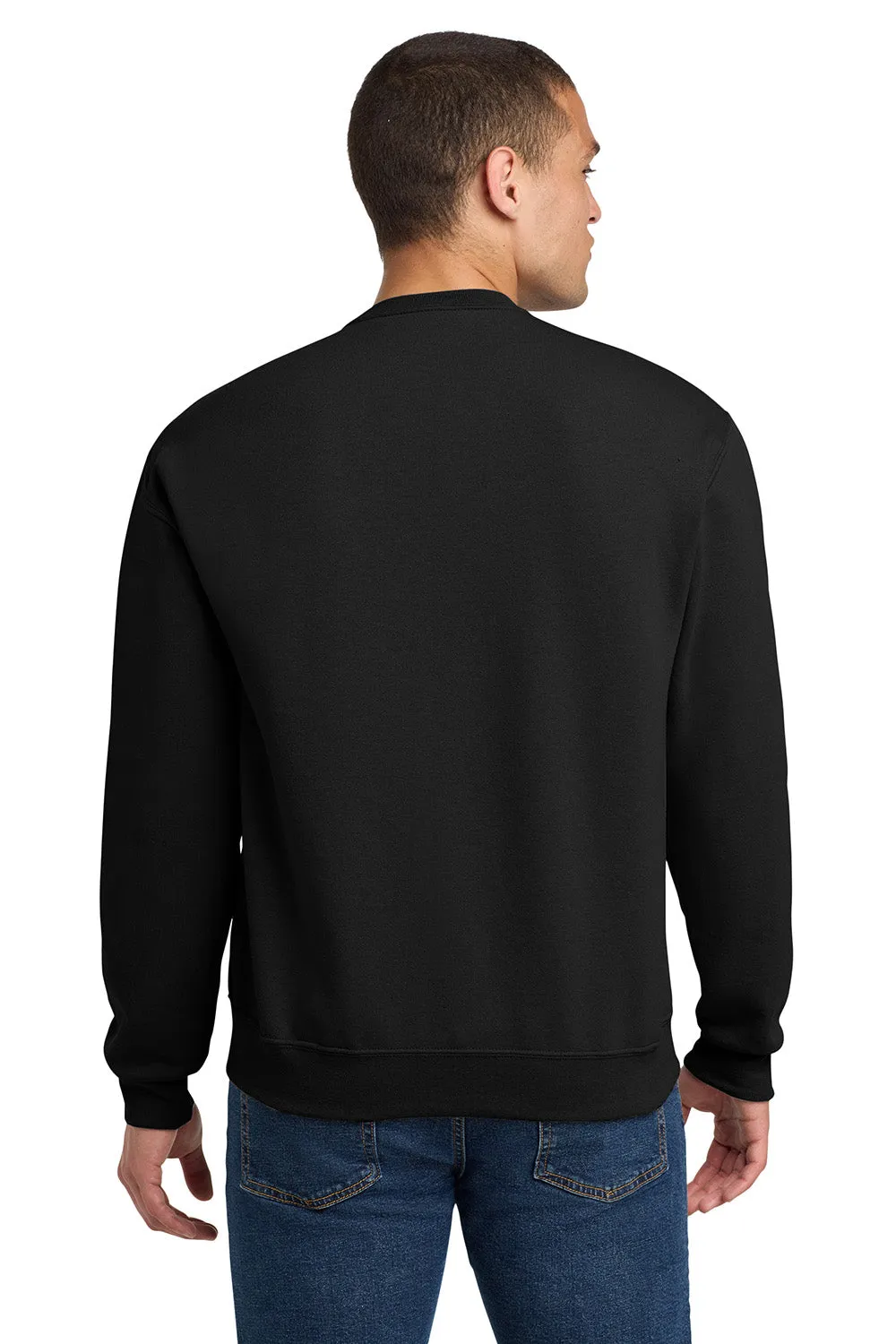 Jerzees Mens NuBlend Fleece Crewneck Sweatshirt - Black