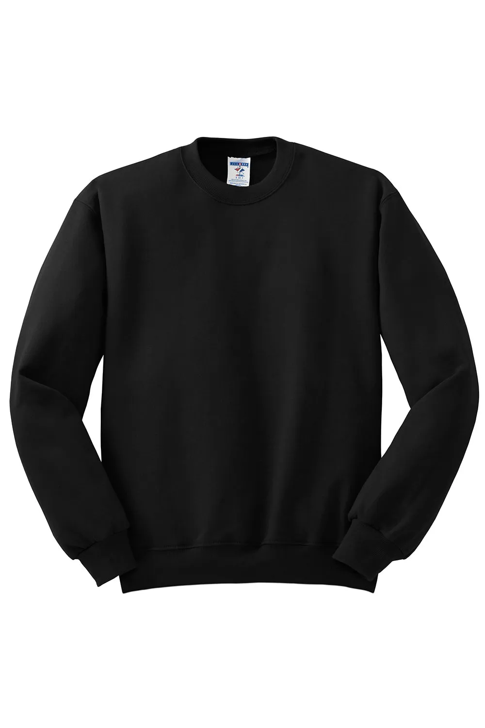 Jerzees Mens NuBlend Fleece Crewneck Sweatshirt - Black