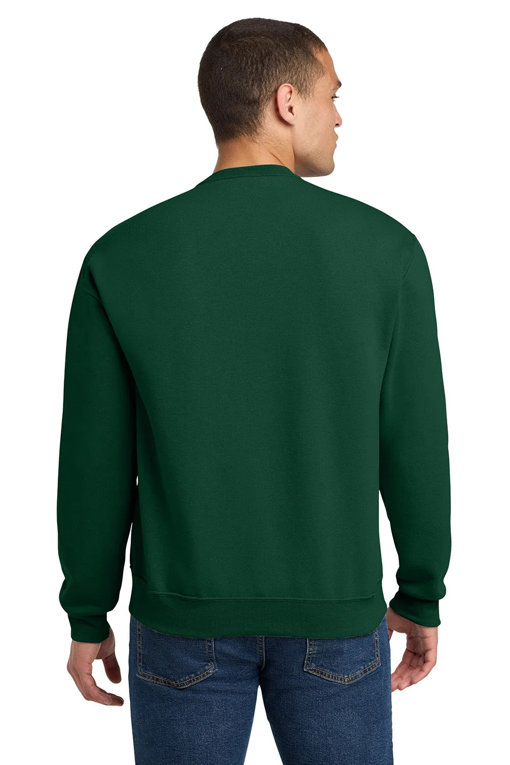 Jerzees Mens NuBlend Fleece Crewneck Sweatshirt - Forest Green