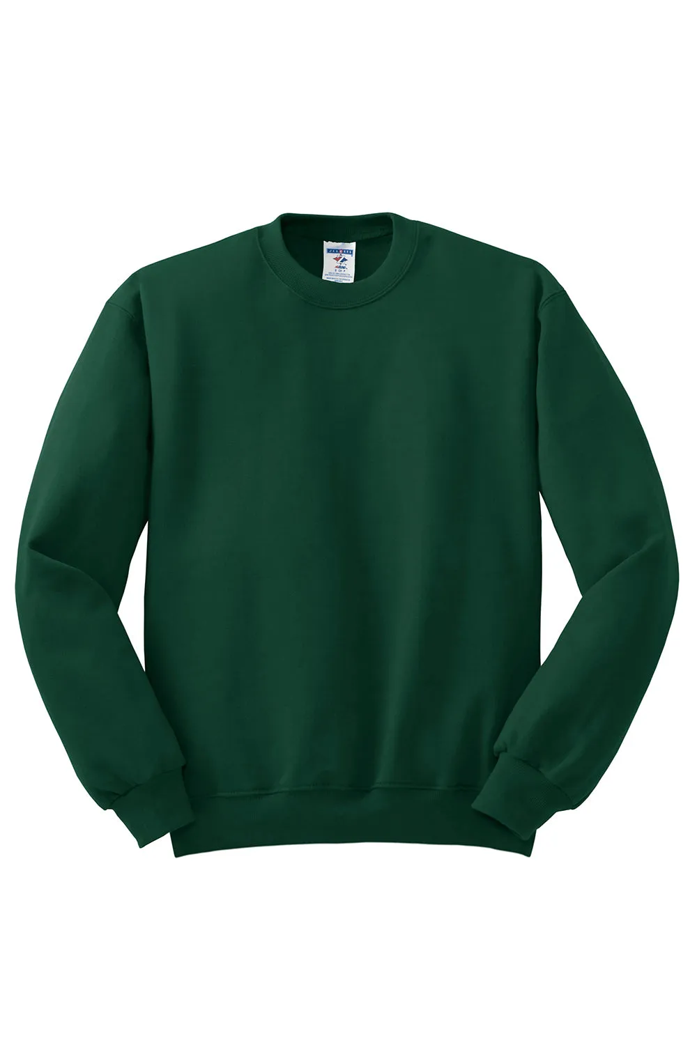 Jerzees Mens NuBlend Fleece Crewneck Sweatshirt - Forest Green