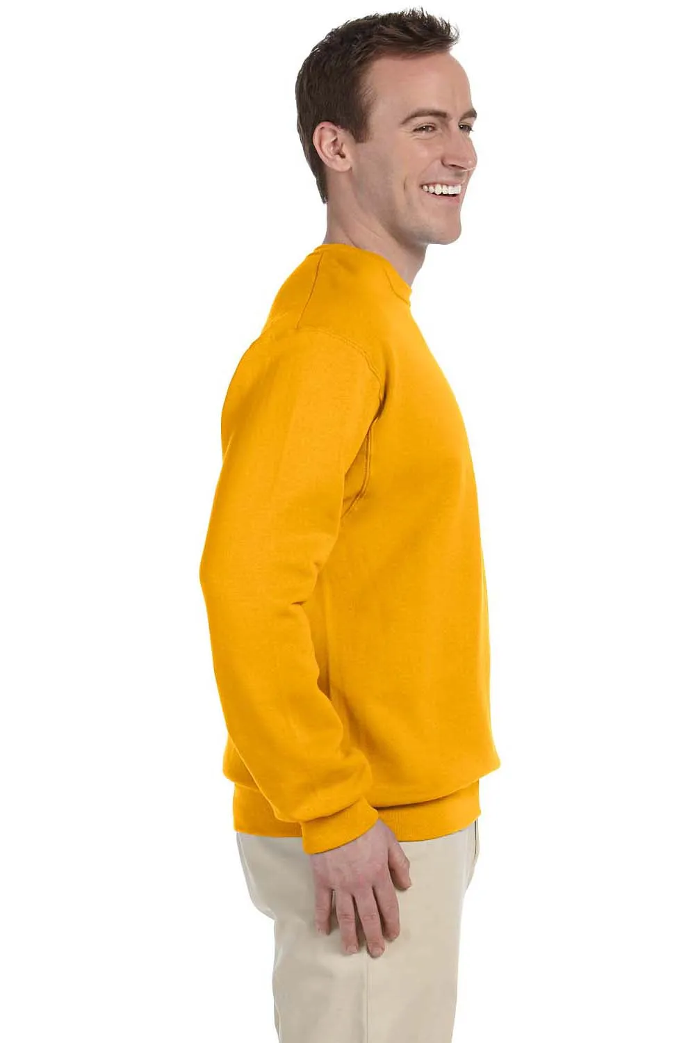 Jerzees Mens NuBlend Fleece Crewneck Sweatshirt - Gold