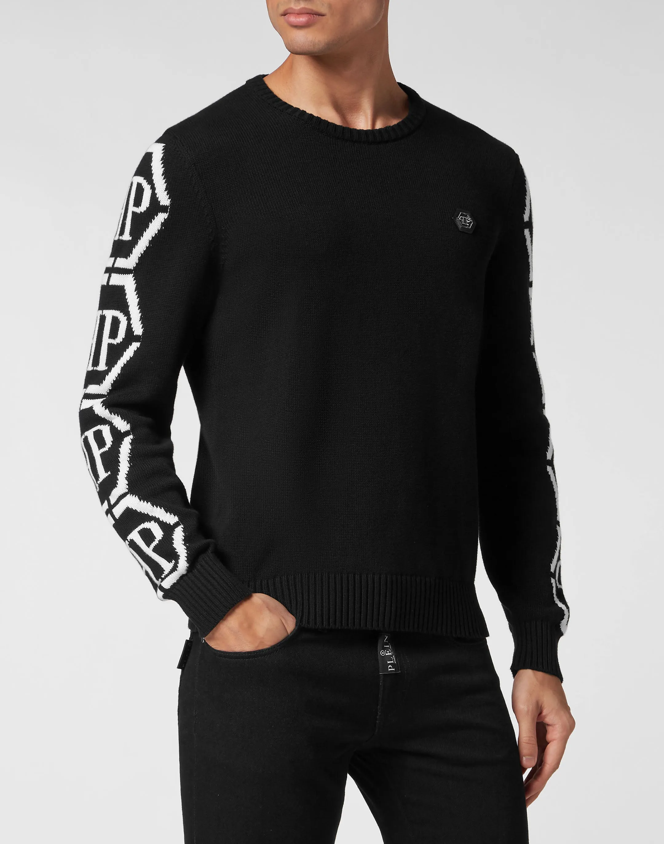 Knit Roundneck Hexagon