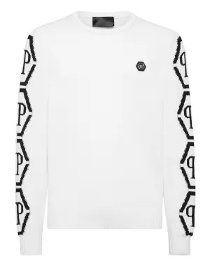 Knit Roundneck Hexagon