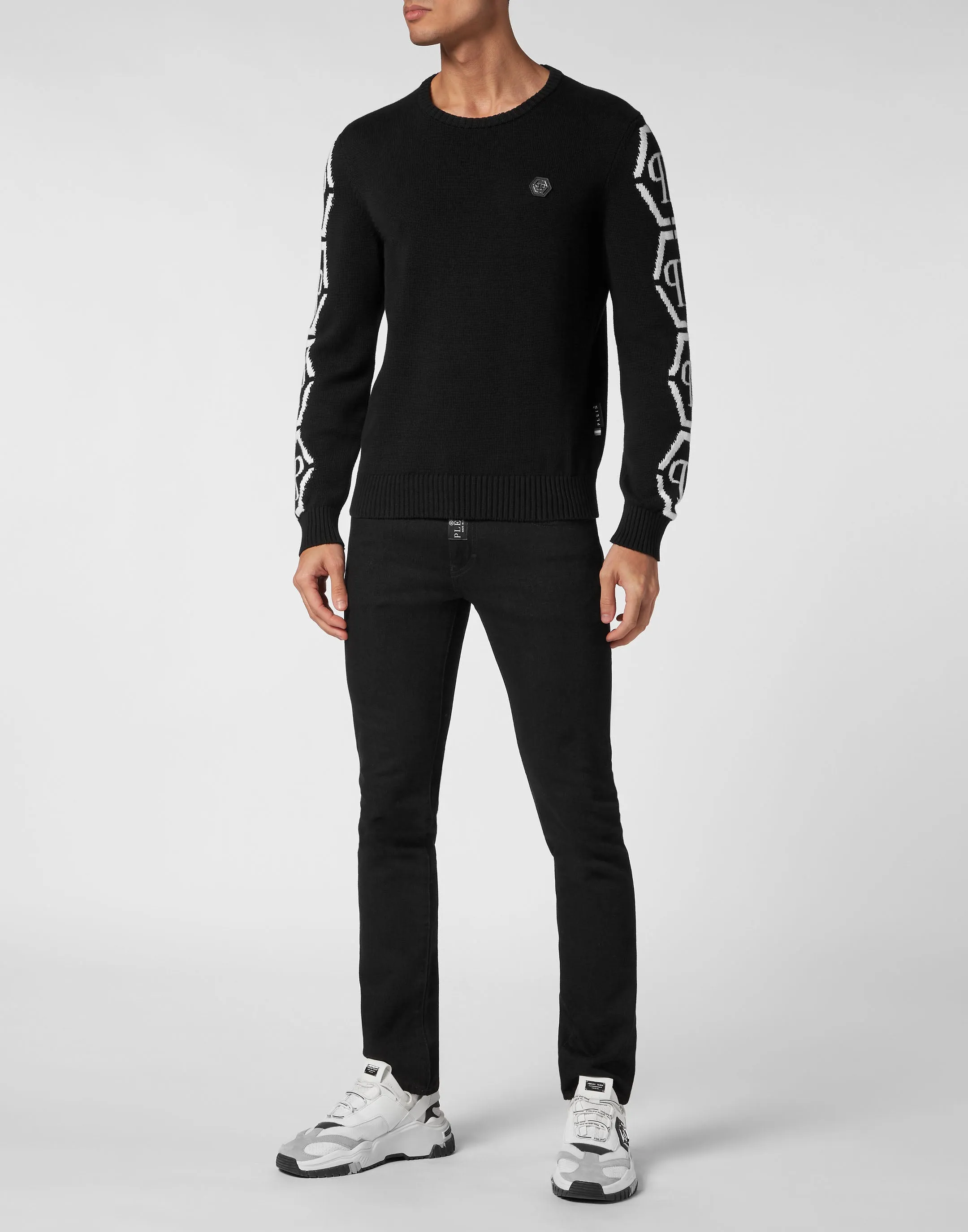 Knit Roundneck Hexagon