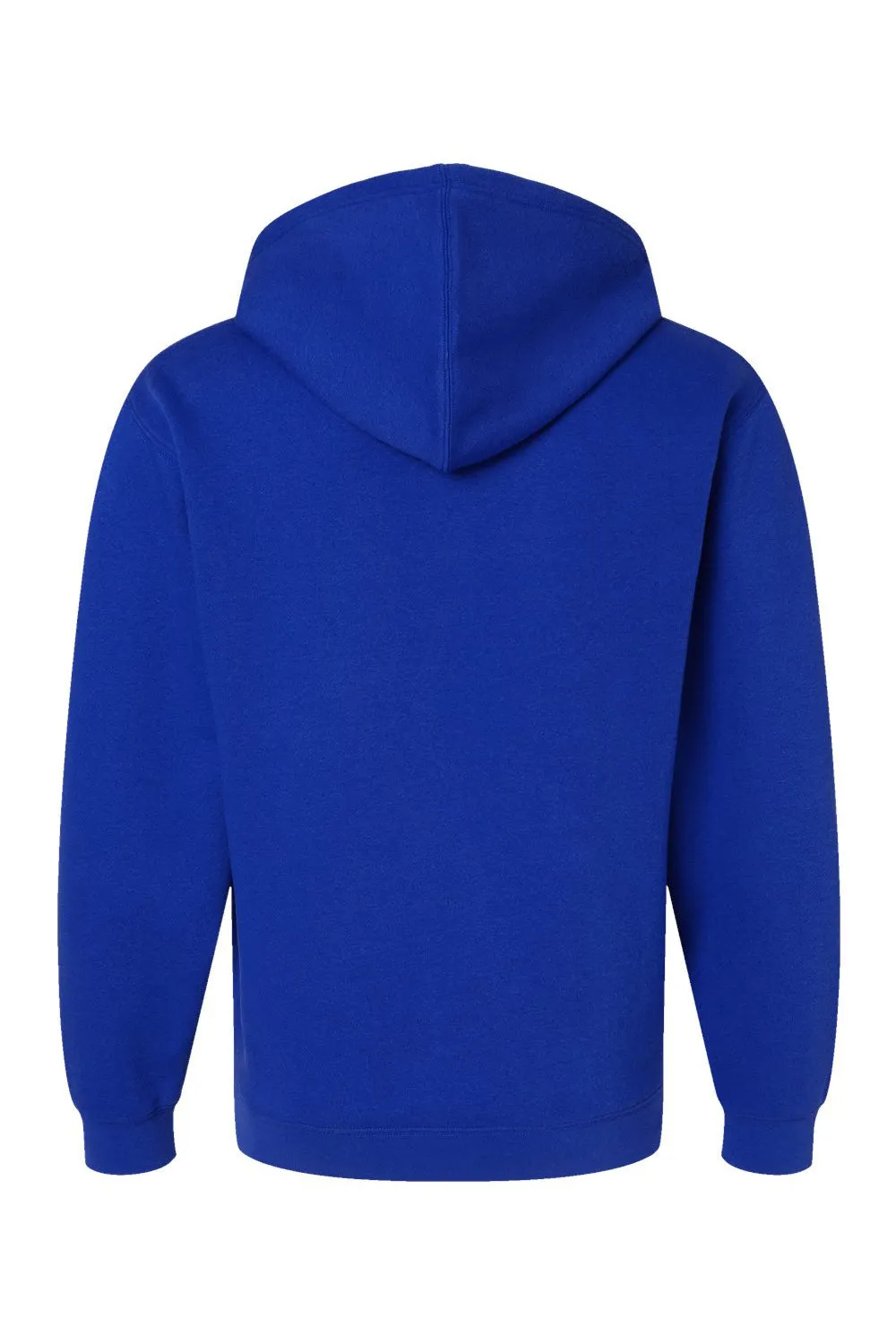LAT Mens Elevated Fleece Basic Hooded Sweatshirt Hoodie w/ Pouch Pocket - Royal Blue