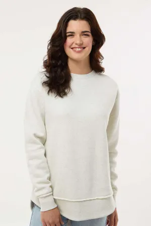 LAT Womens Weekend Fleece Crewneck Sweatshirt - Heather Natural