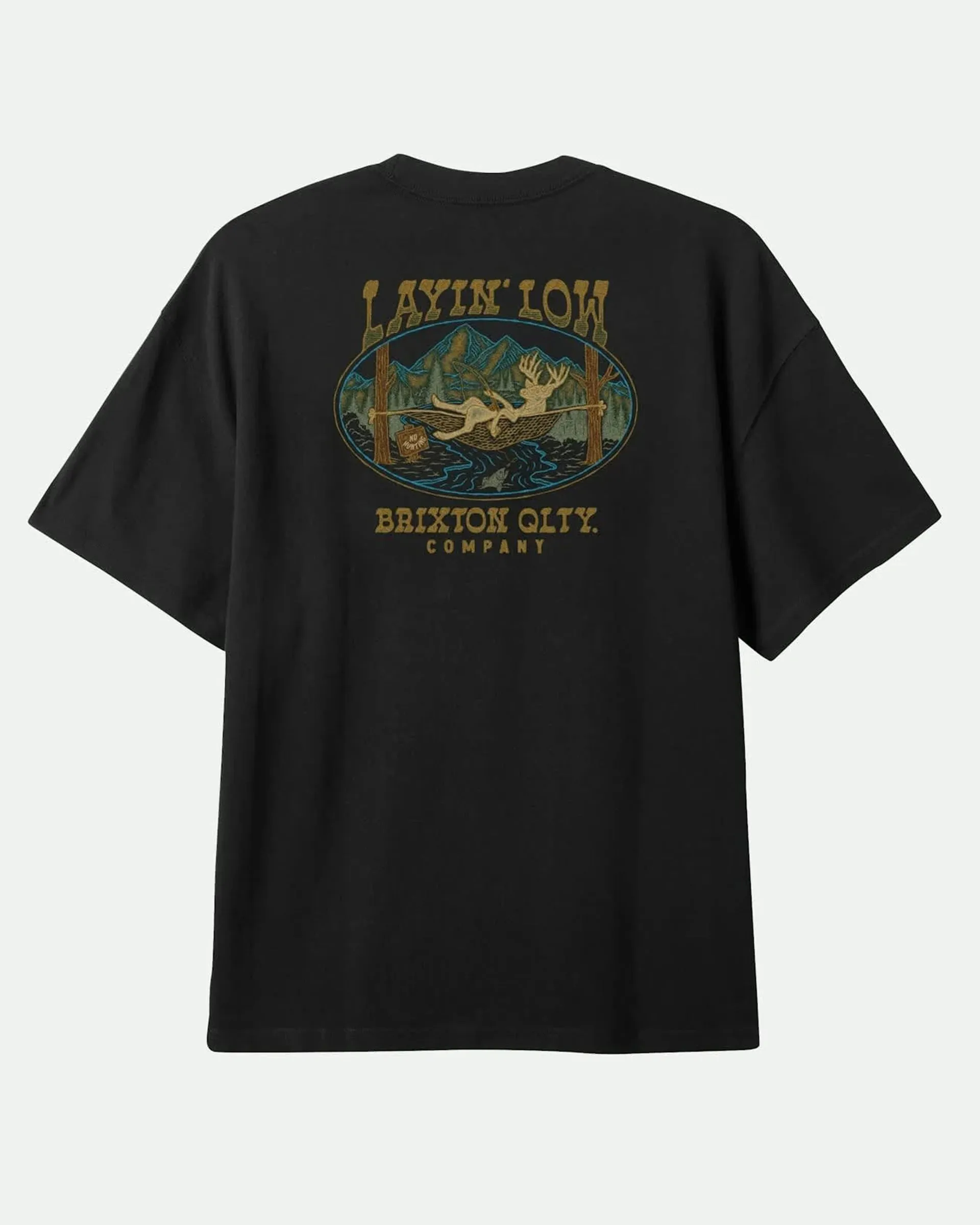 Layin' Low S/S Standard T-Shirt - Black