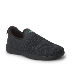 Leap7x Casual Black Non Lacing Shoe For Men RORY-12 By Liberty