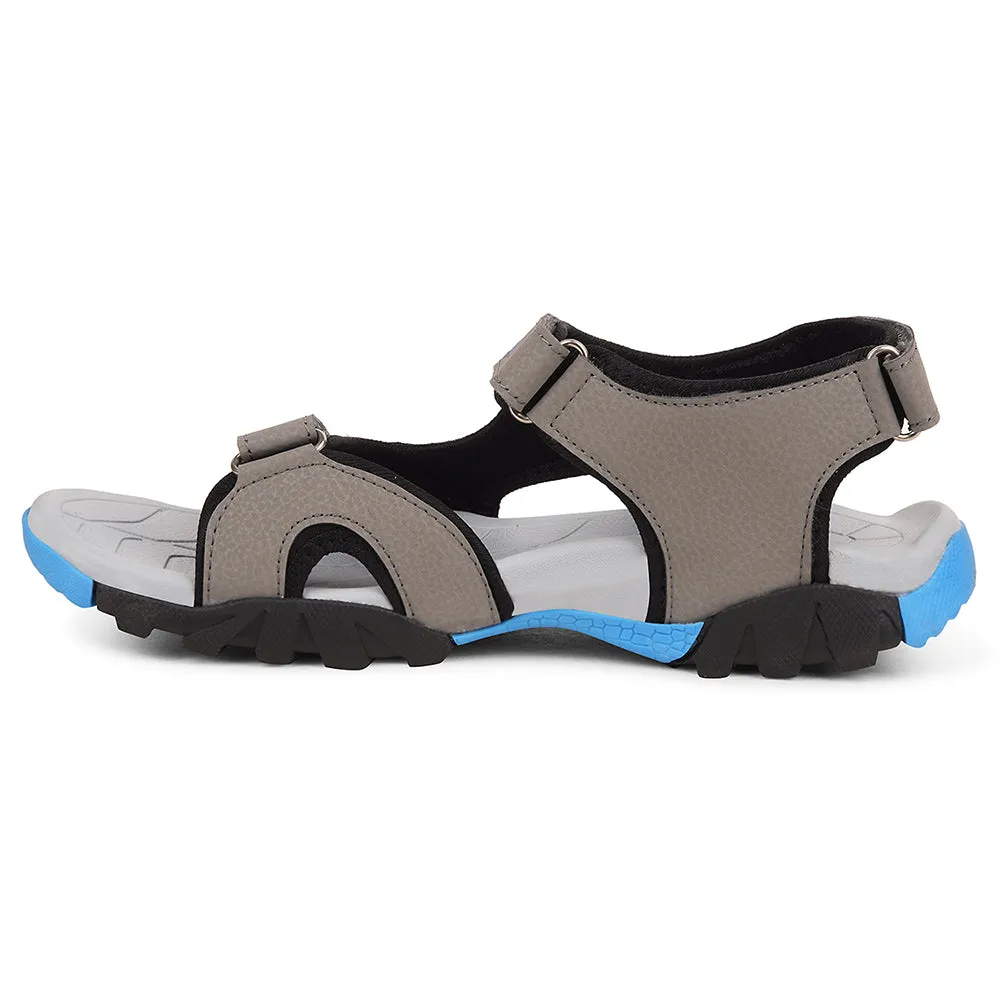 Leap7x Light Grey Sporty Casual Sandal For Men ALBANIA-2 By Liberty