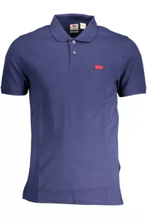 Levi's Svelte  Cotton Polo with Chic Logo Men's Accent