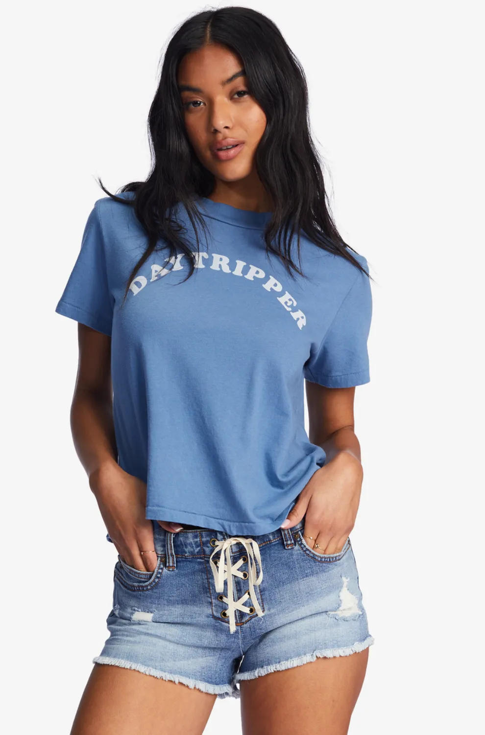 Lite Hearted Denim Shorts