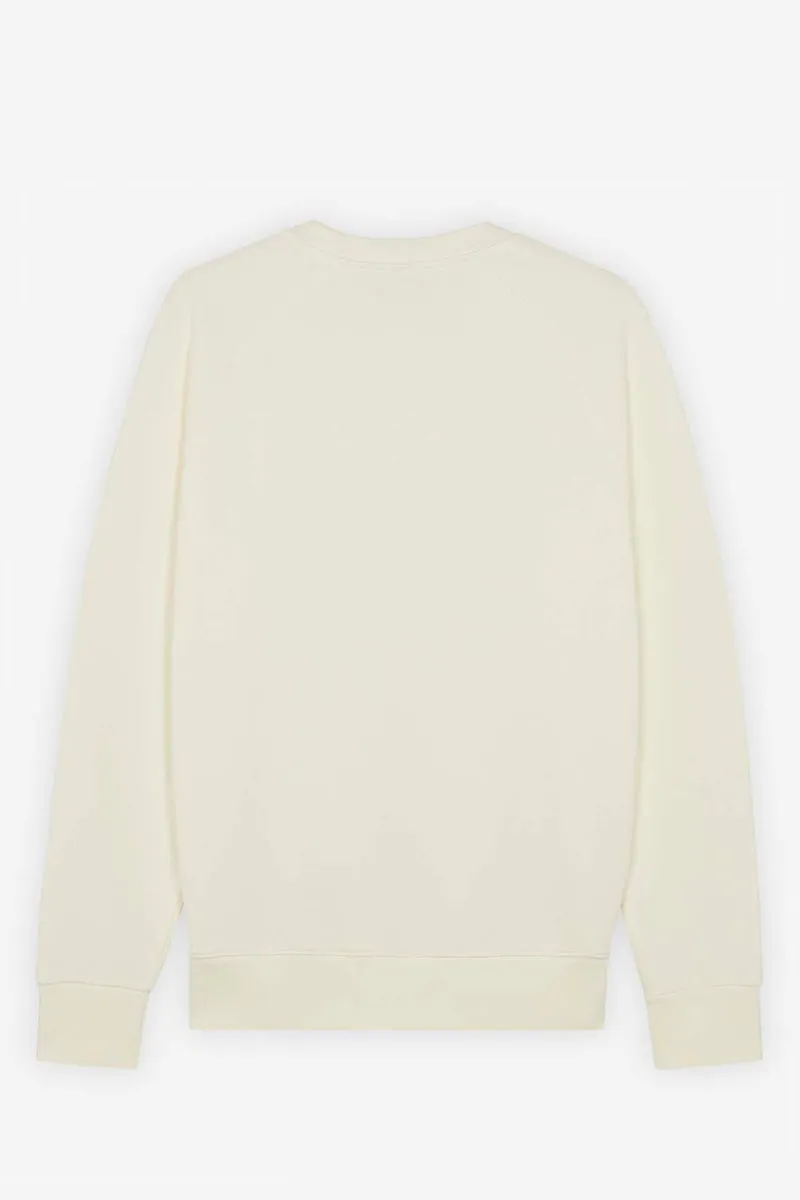 Maisfox Head Patch Classic Sweatshirt Ecru