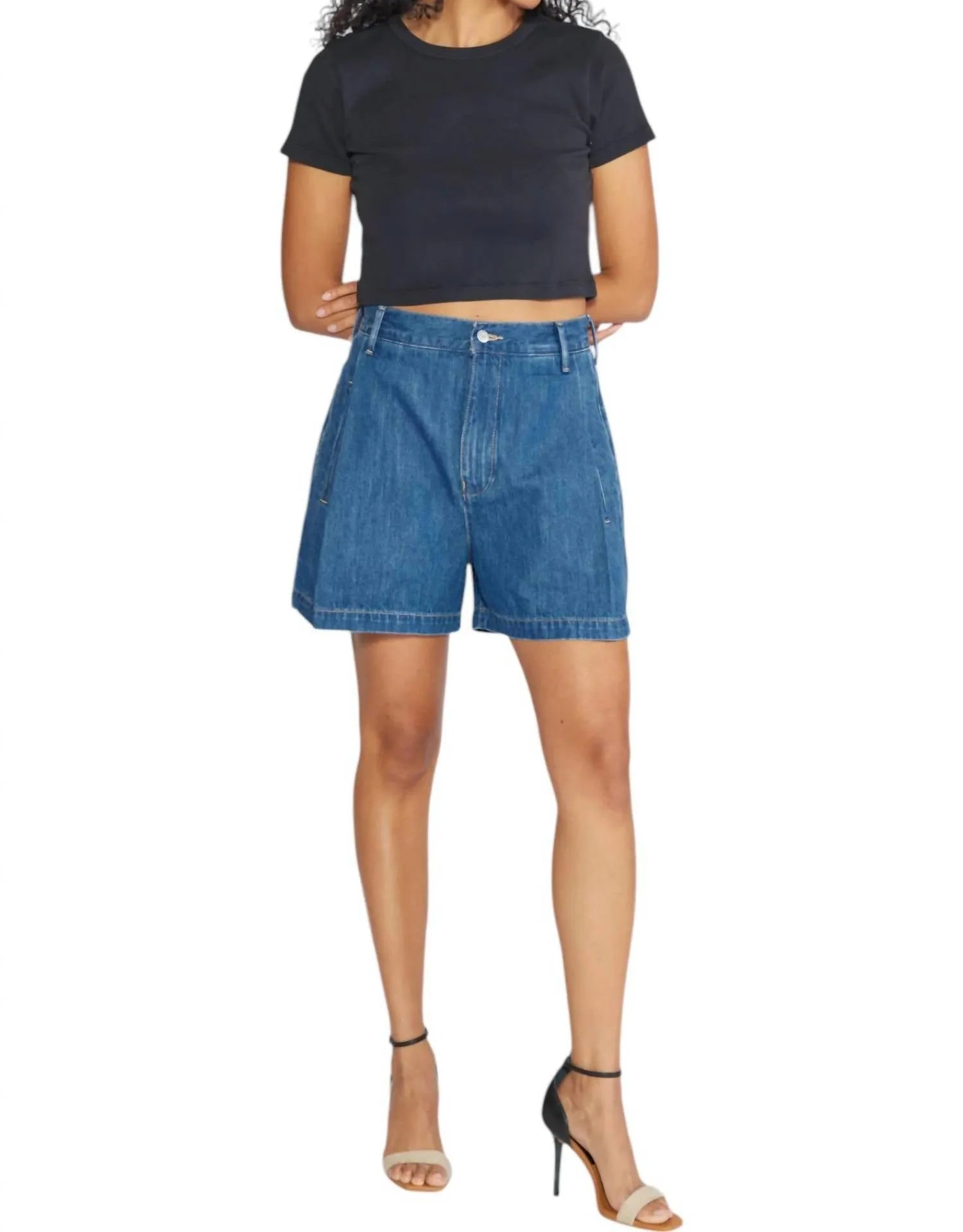 Max Pleated Short In Lagoonbay