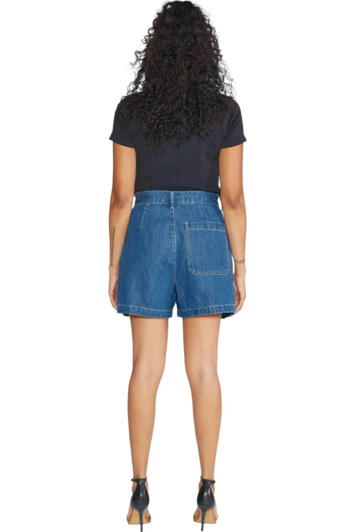 Max Pleated Short In Lagoonbay