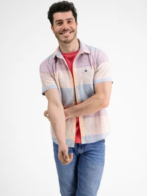 Men's Check Printed Buttons Down Shirt,Multi