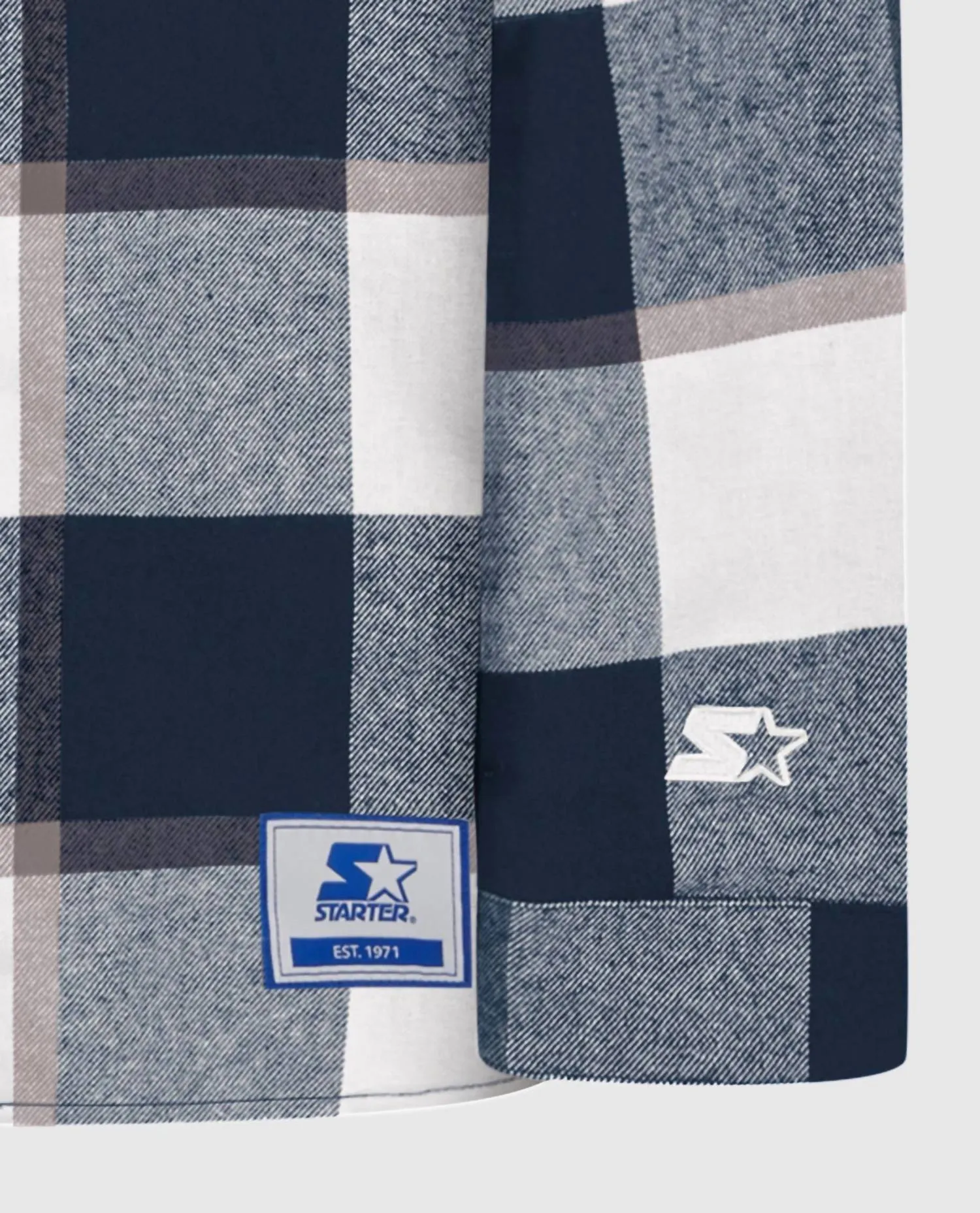 Men's Chicago Bears Sherpa Lined Plaid Jacket In Navy