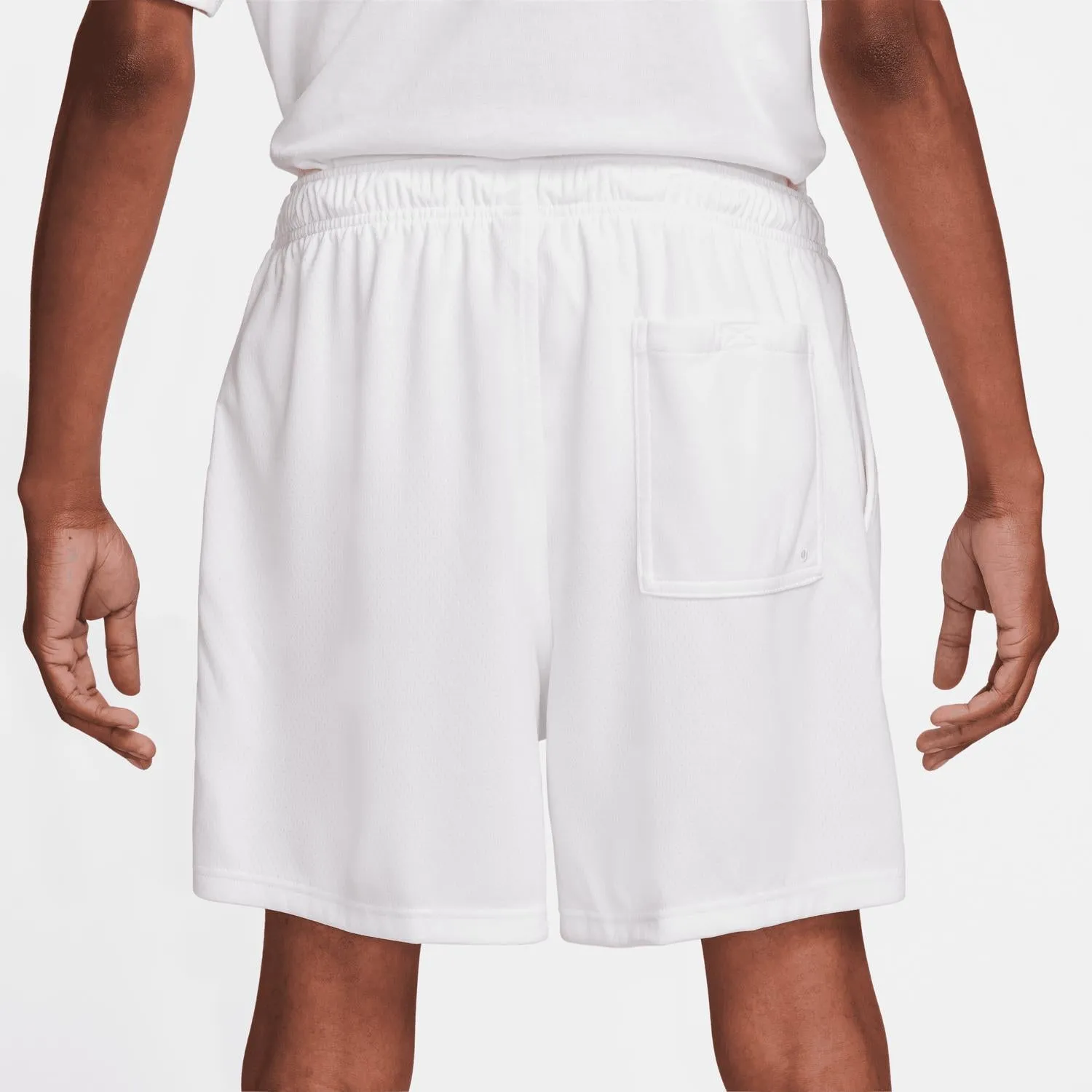 Men's Club Mesh Shorts In White/black