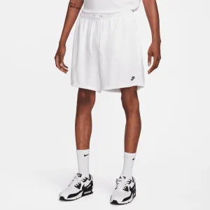 Men's Club Mesh Shorts In White/black