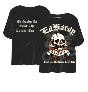Men's Dg Skull Tee In Vintage Black