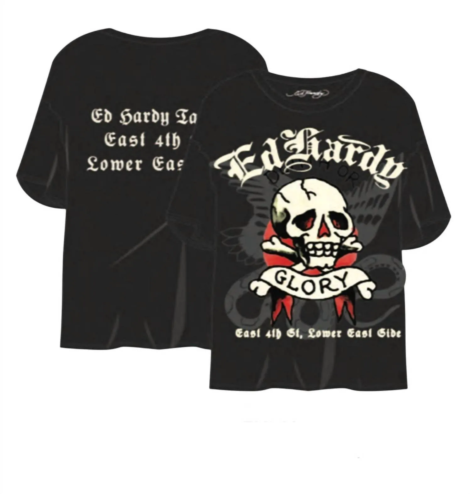 Men's Dg Skull Tee In Vintage Black
