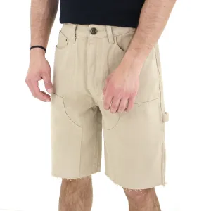 Men's Double Knee Short,Camel