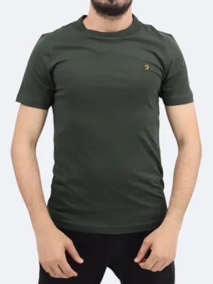 Men's Embroidered T-Shirt,Olive