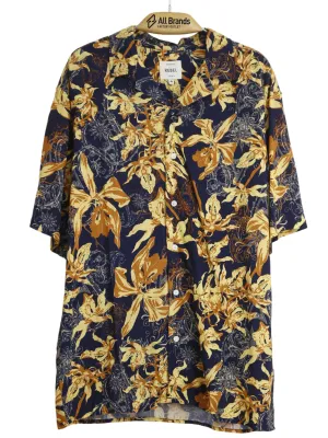 Men's Floral Printed Chemise,Multi