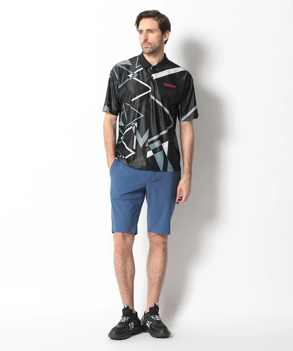 Men's Graphic Triangle Polo Men Black