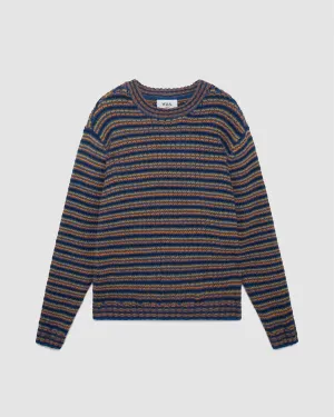 Men's Grove Crew Zig Zag Pullover In Bright Blue