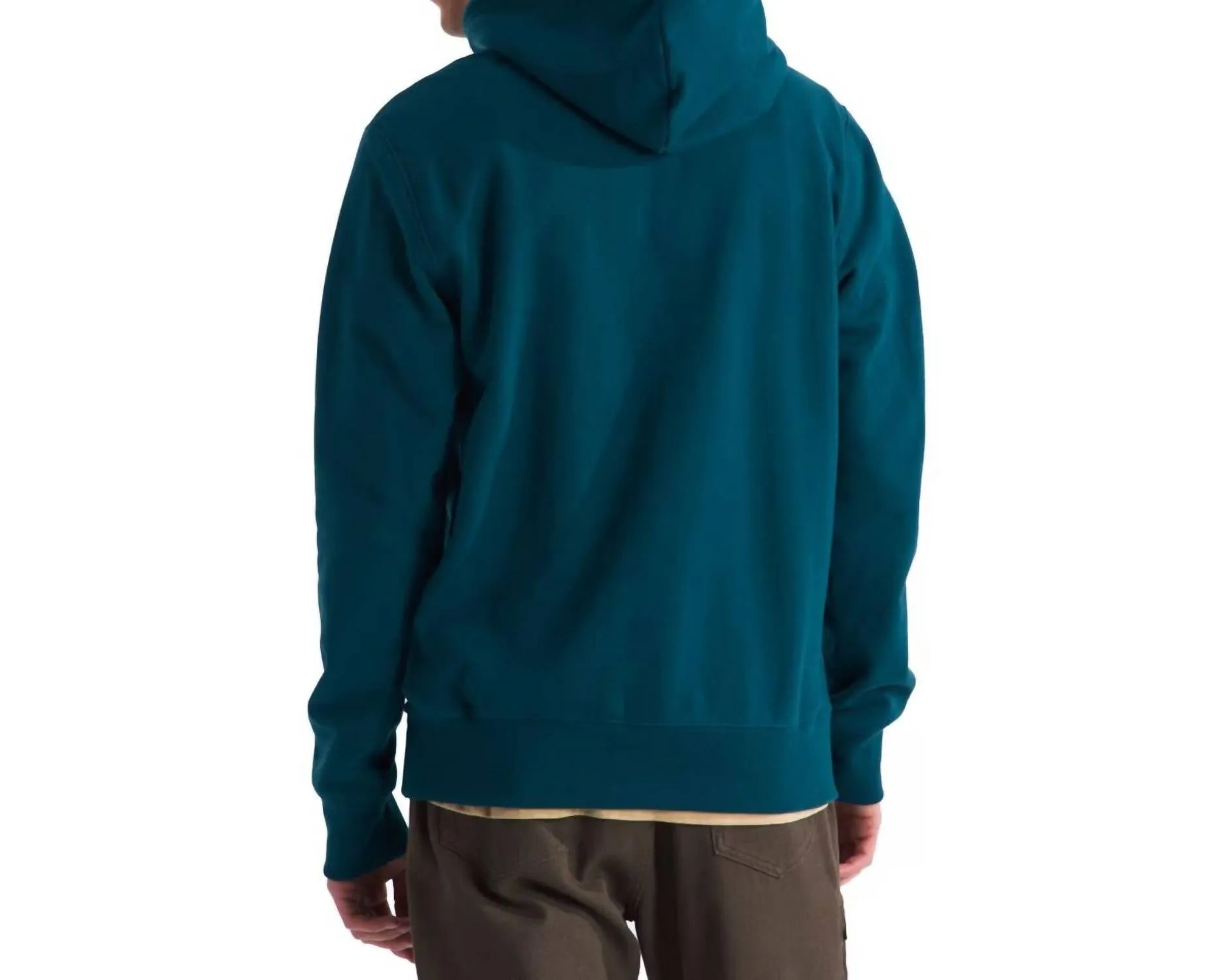 Men’S Heritage Patch Pullover Hoodie In Midnight Petrol