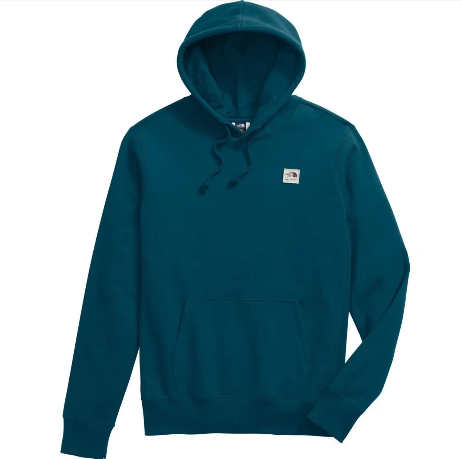 Men’S Heritage Patch Pullover Hoodie In Midnight Petrol