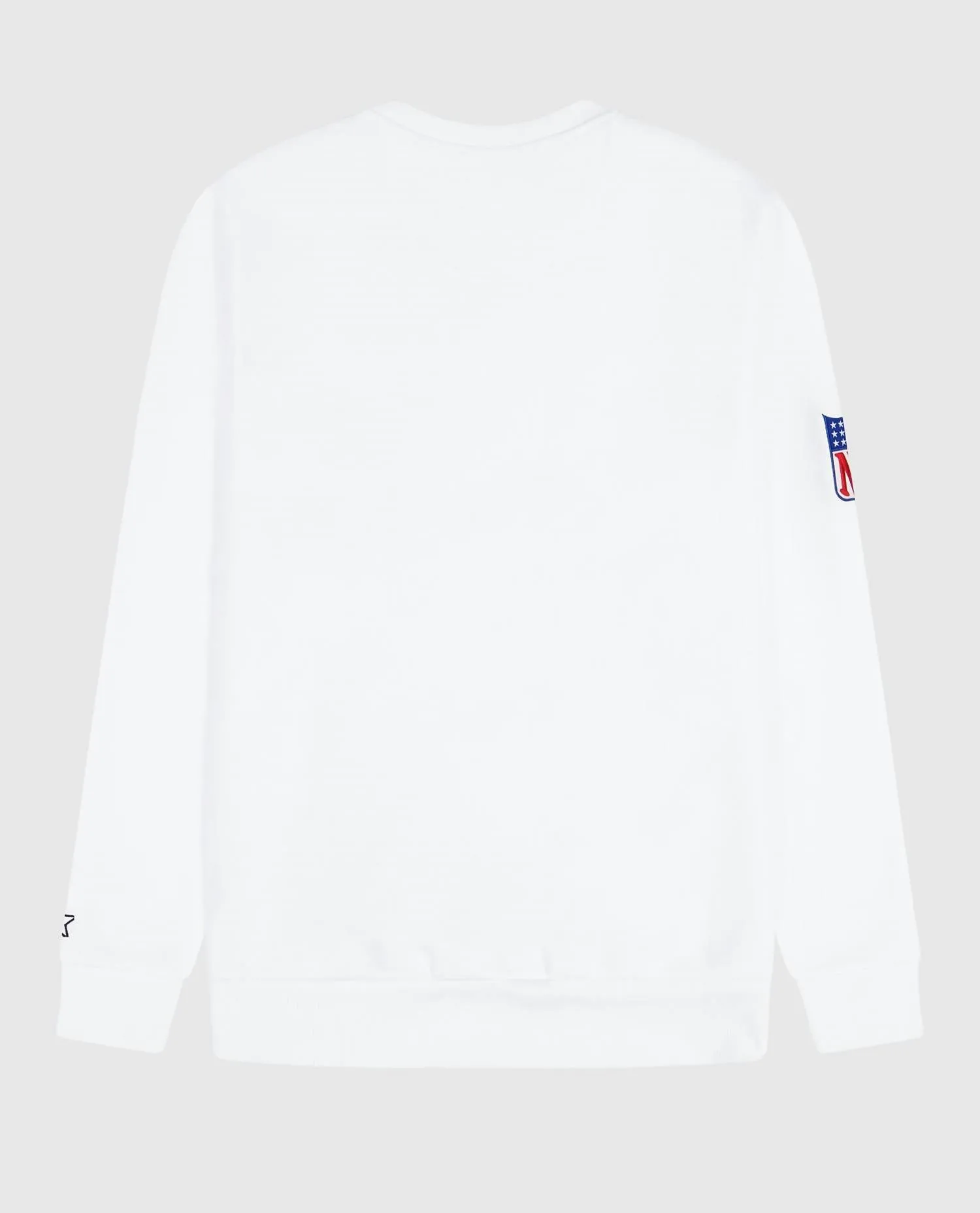 Men's New York Giants Crew Neck Sweatshirt With Zip Pockets In White